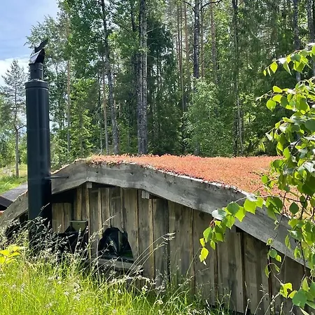 Mikrohyttene Moen Ranch Деревянный коттедж Крагерё